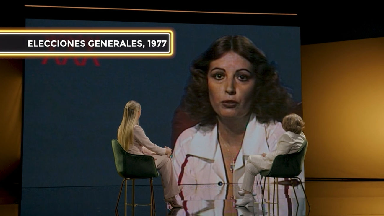 María Teresa Campos, candidata al congreso con Reforma Social Española en 1977