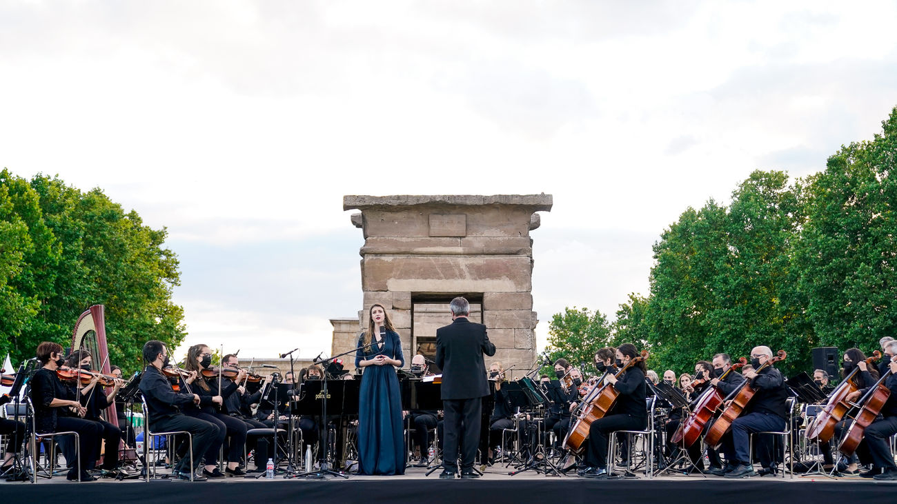 Concierto en el Templo de Debod