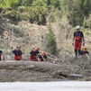 Se reanuda la búsqueda de los desaparecidos en Alda del Fresno y Villamanta, con maquinaria pesada