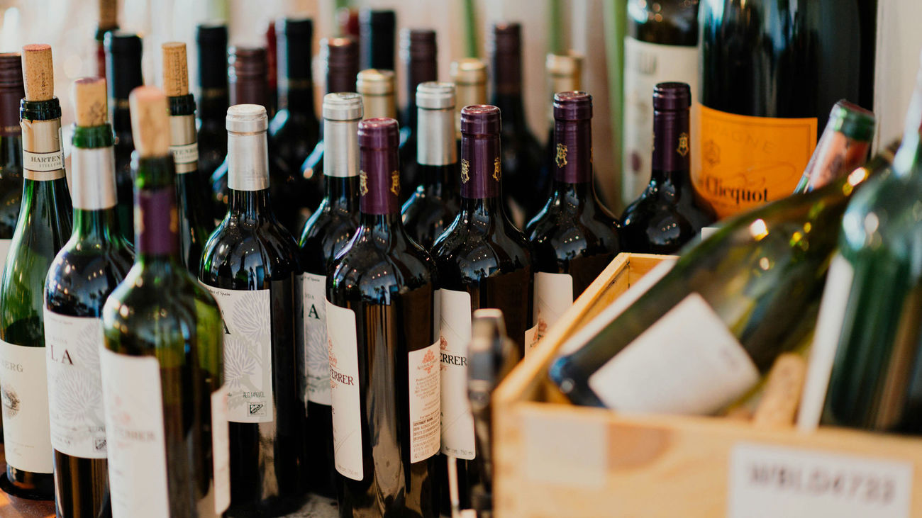 Botellas de vino
