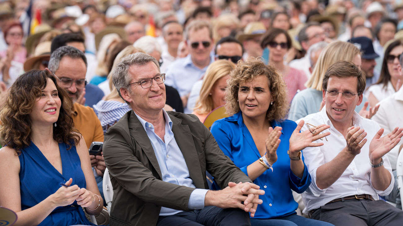 El PP tiñe de azul 16 distritos de Madrid