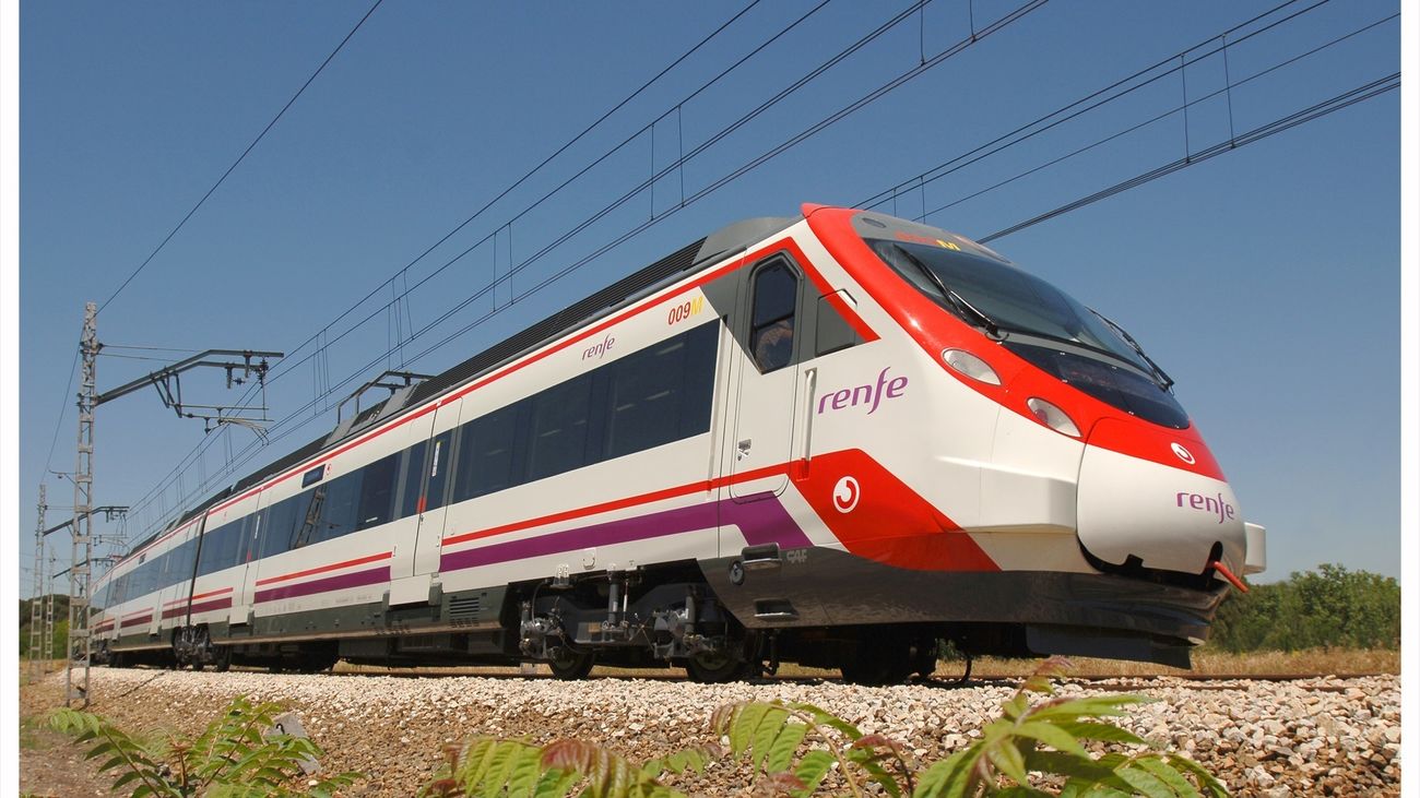 Imagen de un tren de Cercanías Renfe