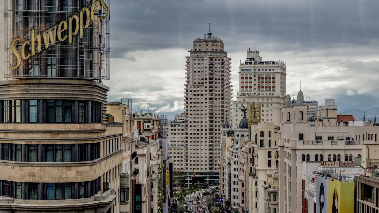 La calle Gran Vía de Madrid